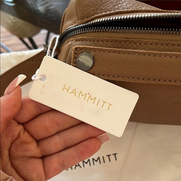 Hammitt Brown Belt Bag with Silver Hardware - Picture 4 of 6